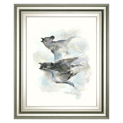 Art mural Run Free - 22 po x 26 po - Cadre argenté