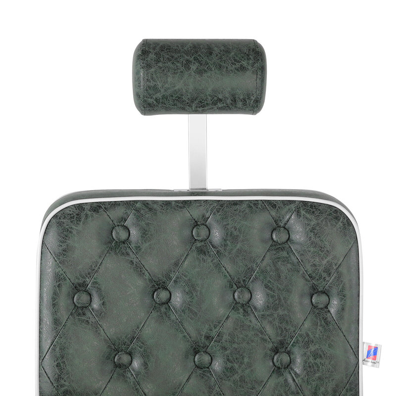 Fauteuil de massage en faux cuir, Similicuir vert