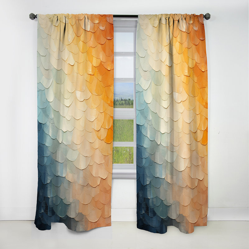 Prestley - Rideau arc-en-ciel - Rideau occultant sans motif - 1 panneau, L 52 po x L 84 po
