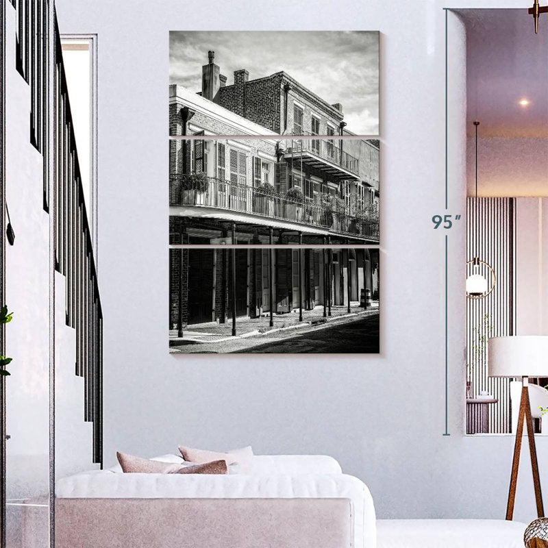 Nicci Black NOLA - New Orleans balcon, H 74 po x l 48 po