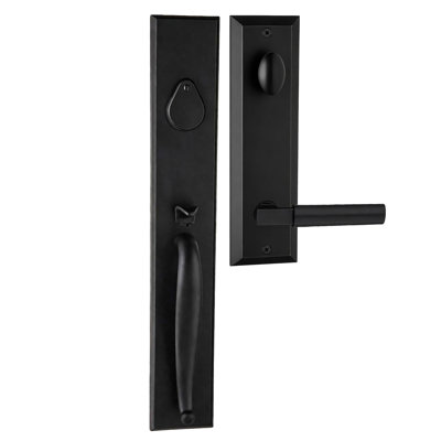 Bravura 980G-845 Active Charleston Handleset with Sumpter Lever in Matte Black - R