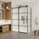 Losar 48'' W 78'' H Framed Rectangle Reversible Shower Enclosure