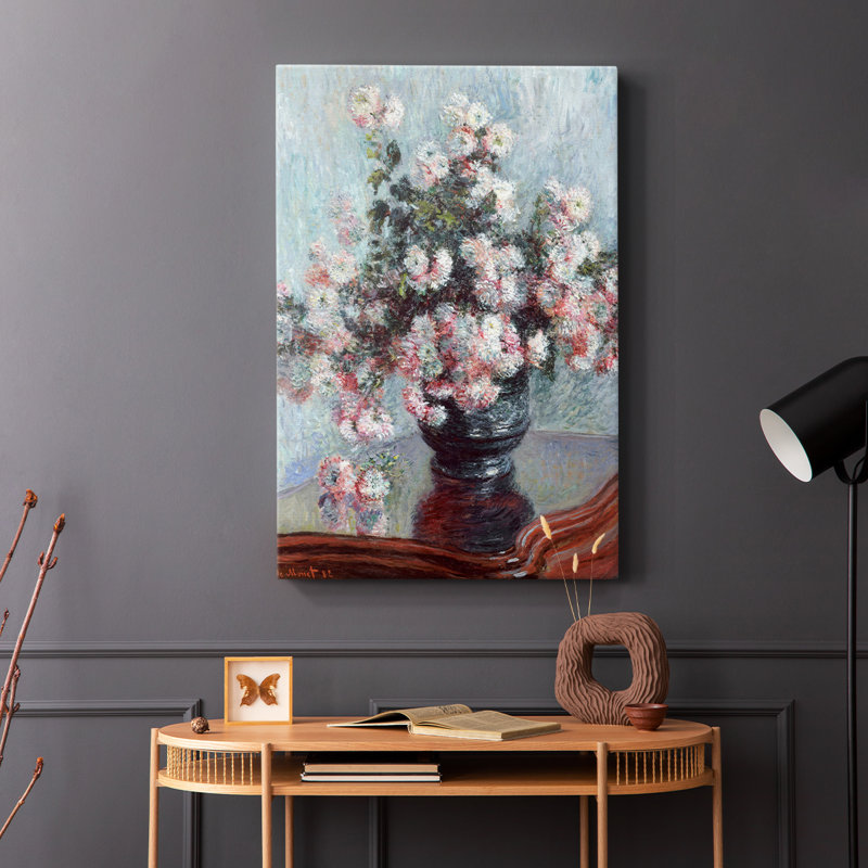 Imprimé floral rétro Cxxxi - galerie enveloppée Cavas, H 36 po x l 24 po
