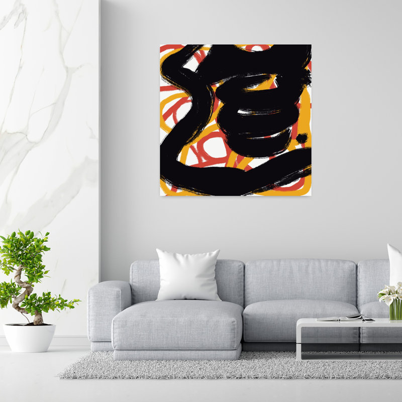 Art contemporain, art abstrait abstrait et audacieux, H 48 po x l 48 po