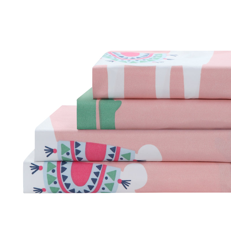 Kiera Microfiber Animal Print Sheet Set, Full/Double
