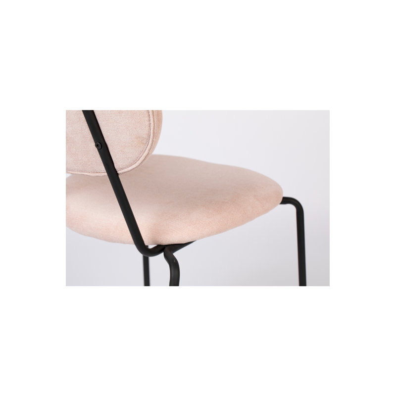 Aspen Upholstered Dining Chair, Pink