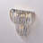 Fontana 3 LT Chrome/Clear Wall Sconce Allegri
