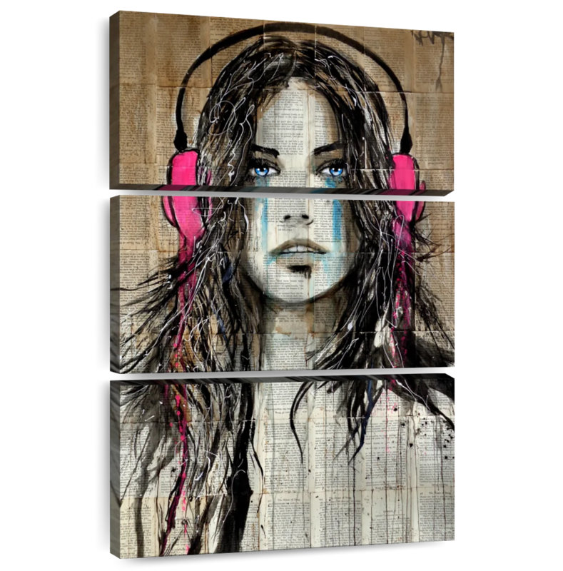 Leisha Wired For Sound, 32" H x 20" W