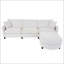 Canapé modulaire 107,87 pi avec 1 repose-pieds