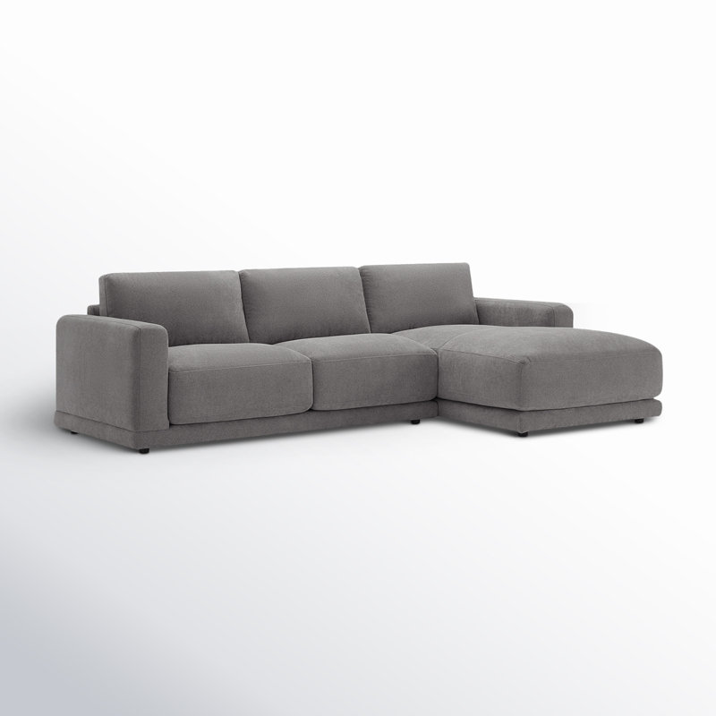 Canapé modulaire rembourré 2 pièces Blakes , Étain élite, Face à la droite