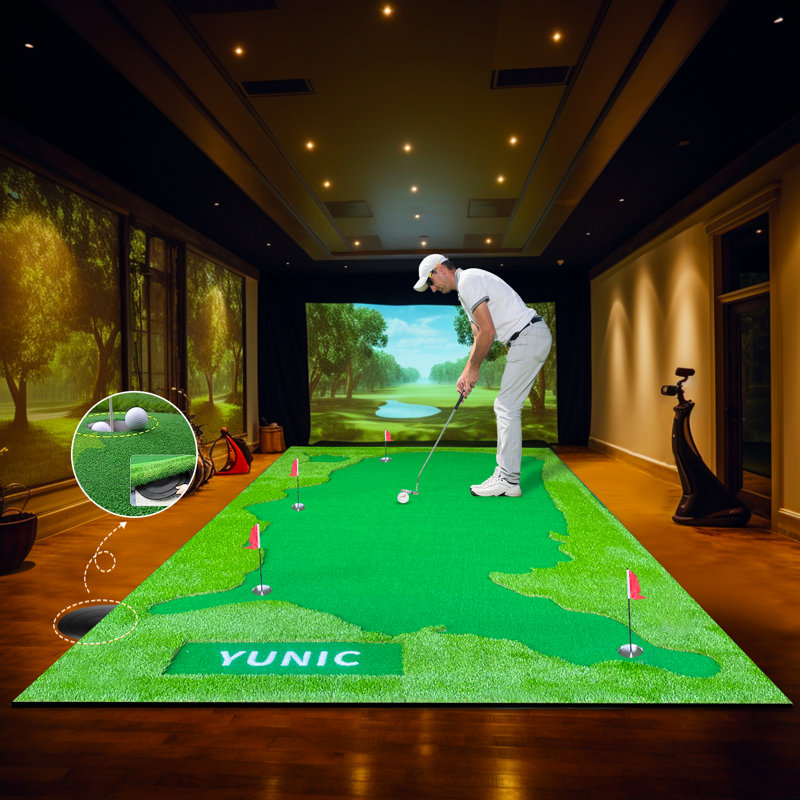 Tapis de golf YUNIC 16 pi x 8 pi US Map Style, 16 pi x 8 pi