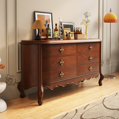 Akhiya 55.12'' W 6 - Drawer Dresser