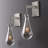 Dayley Modern Raindrop Wall Sconces for Bathroom (Set of 2)-338442303