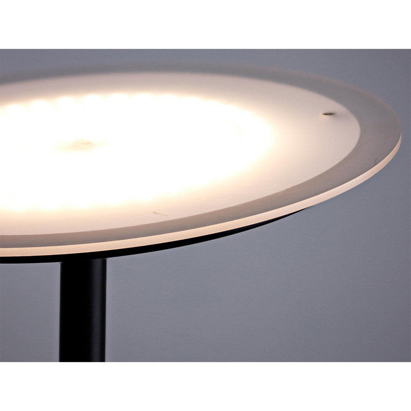 Kimmie 70'' Black LED Torchiere Floor Lamp