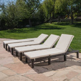 Georgia Outdoor Metal Chaise Lounge Set , Cushion Included