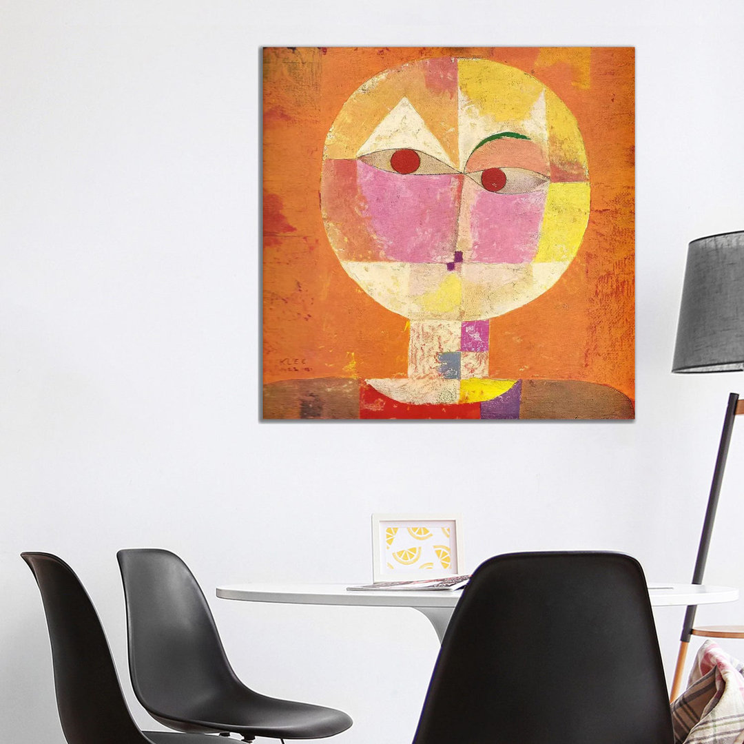 Senecio by Paul Klee - Floater Frame Painting on Canvas