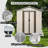 Outdoor Storage Shed With Aluminum Alloy Frame-123099313-123099311