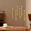 Ensemble de 18 porte-bougies en acrylique pour décoration de table de mariage
