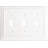 Architectural 3 - Gang Toggle Light Switch Standard Wall Plate-44465887