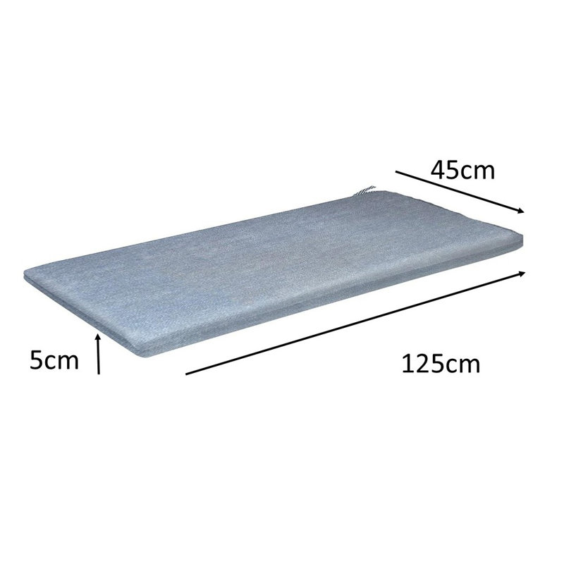 Aprilette Garden Seat Cushion, Grey