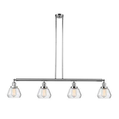 Luminaire suspendu pour îlot de cuisine 4 lumières Leininger