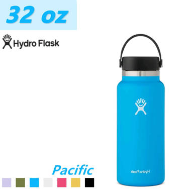 NEW Hydro Flask 32oz. Wide Mouth Water Bottle Vacuum Insulated Pacific Blue