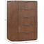 Commode en bois massif et placage Iyona-1150483006