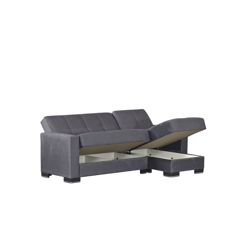 Chaise longue convertible avec rangement PrimeNest NimbusFlow