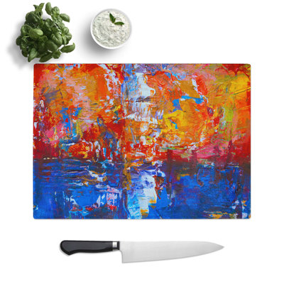 Tempered Glass Art Painting Vol.386 Chopping Board