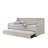 Lianna Fog Fabric Daybed W/Trundle