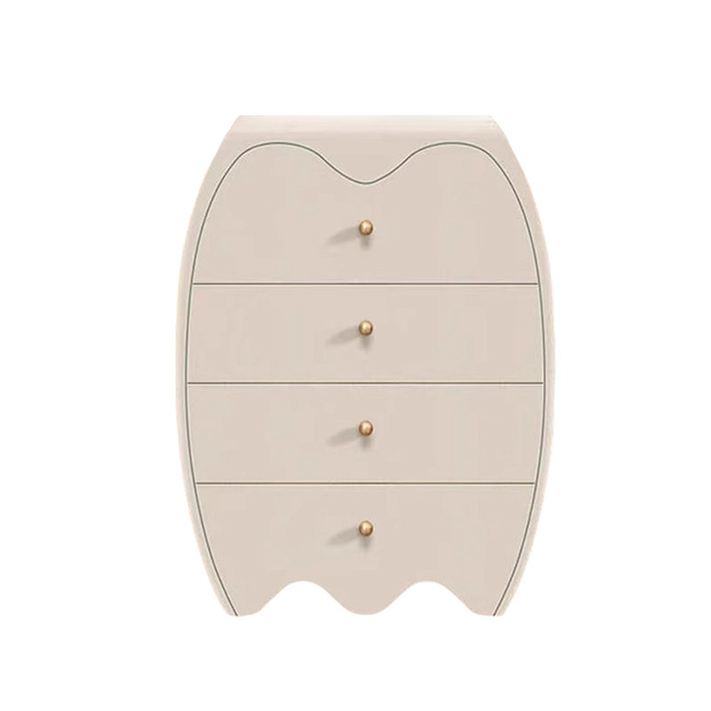 Commode d'appoint 4 tiroirs, Blanc