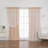 Everina Lace Overlay Nature Floral Room Darkening Thermal Grommet Curtain Panels-358715525-358715642