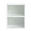 Meuble-lavabo mural 42 po avec lavabo et armoire latérale, portes à fermeture douce, armoire combinée 42 po-1086093586