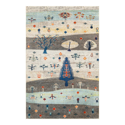 Washable Floral Indoor Rug