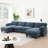 140" Modular Sectional Sofa