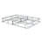 9 In. Foldable Metal Bed Base, Cal King Size Mattress Bed Box Spring Foundation, Grey-549431373