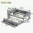Twin Size Daybed with Trundle, Storage Drawers and Side Shelves-1460002666-1460002668