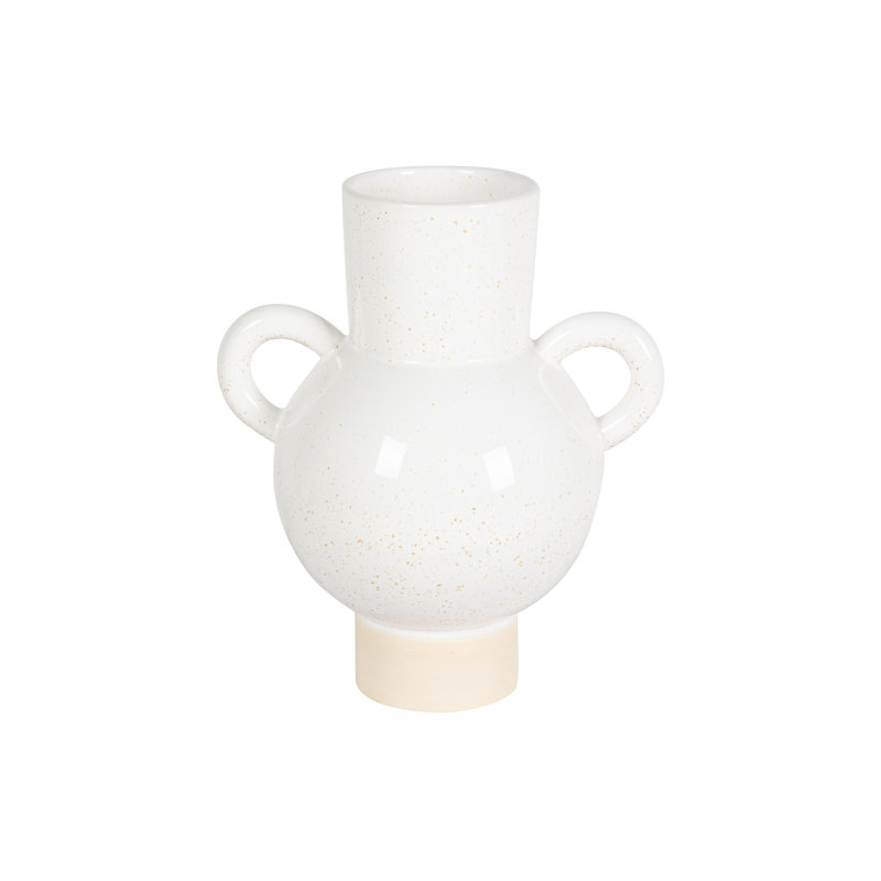 CERAMIC VASE 22X16x26 CM, Beige
