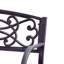 Banc de jardin en acier Boyd