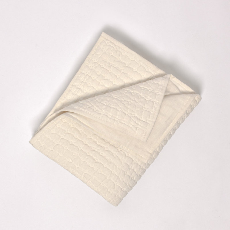 Bohannon Cotton Striped Quilt - Twin, Twin Quilt Quilt, Ivory