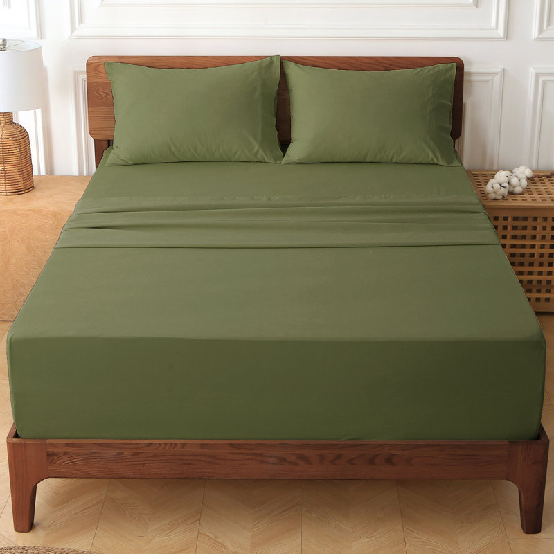 400 Thread Count 100% Cotton Extra Deep Pocket Sheet Set, Fits 18"-20" Mattresses, Queen Sheet Set with 4 additional pieces