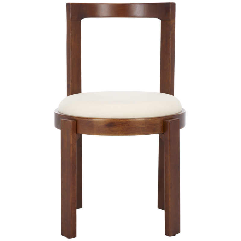 Ghiorghe 18.897637795275593'' H Upholstered Side Chair, Walnut