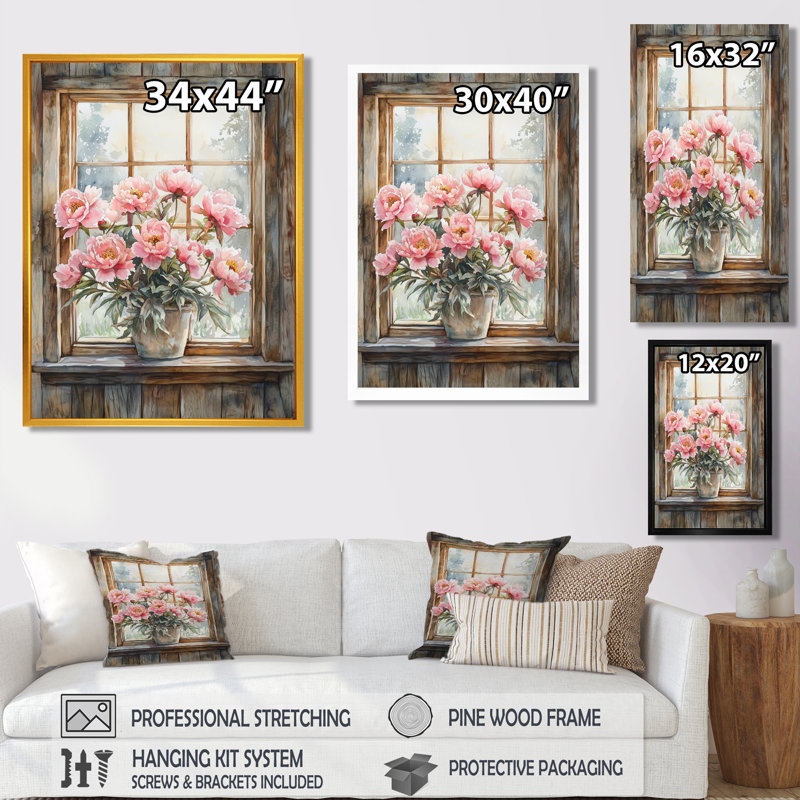 Belknap - impressions murales florales, H 32 po x l 16 po, Argent argent, Reproduction encadrée d'une seule photo