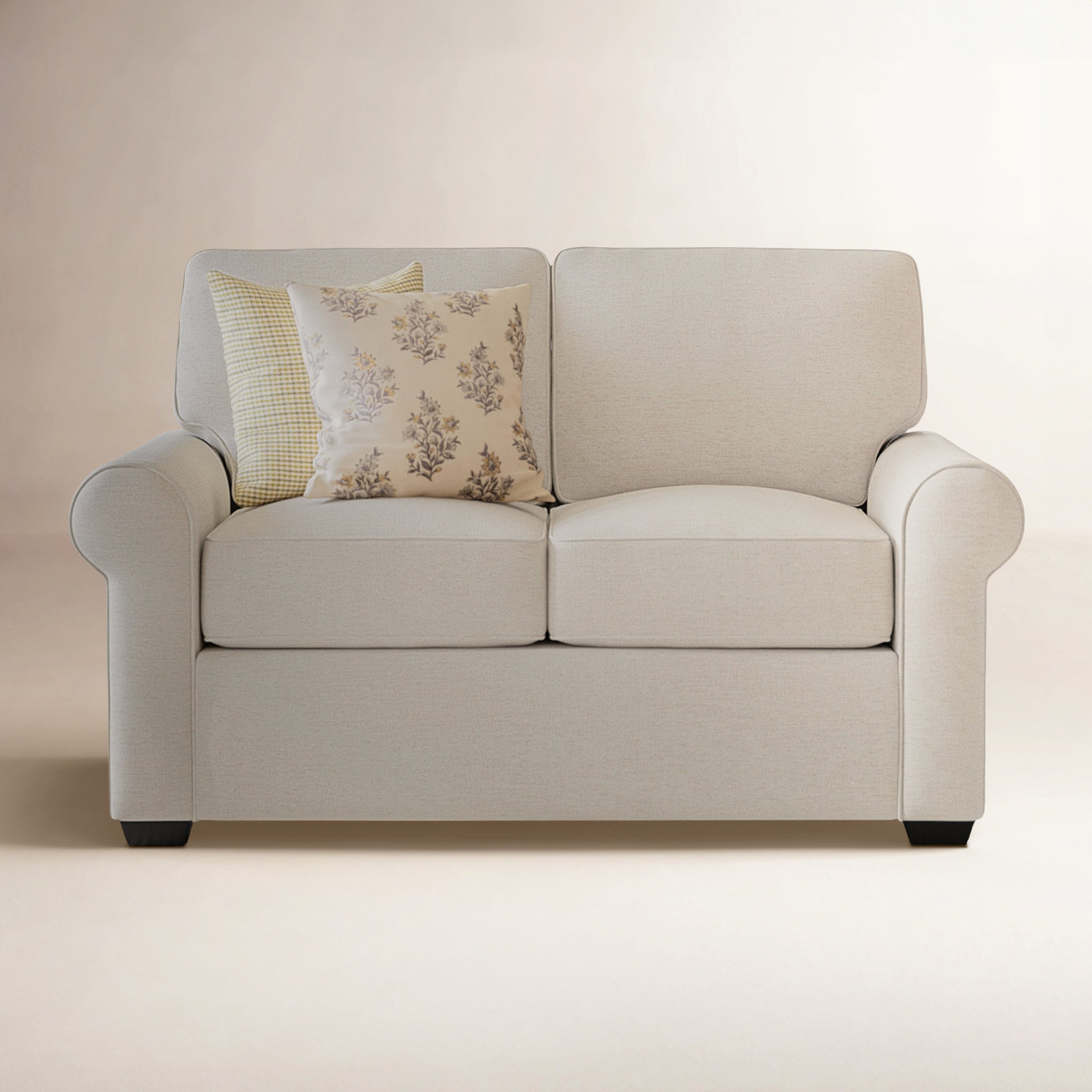 Porter 61.5'' Upholstered Loveseat, Drusky Linen Sustain® Basketweave