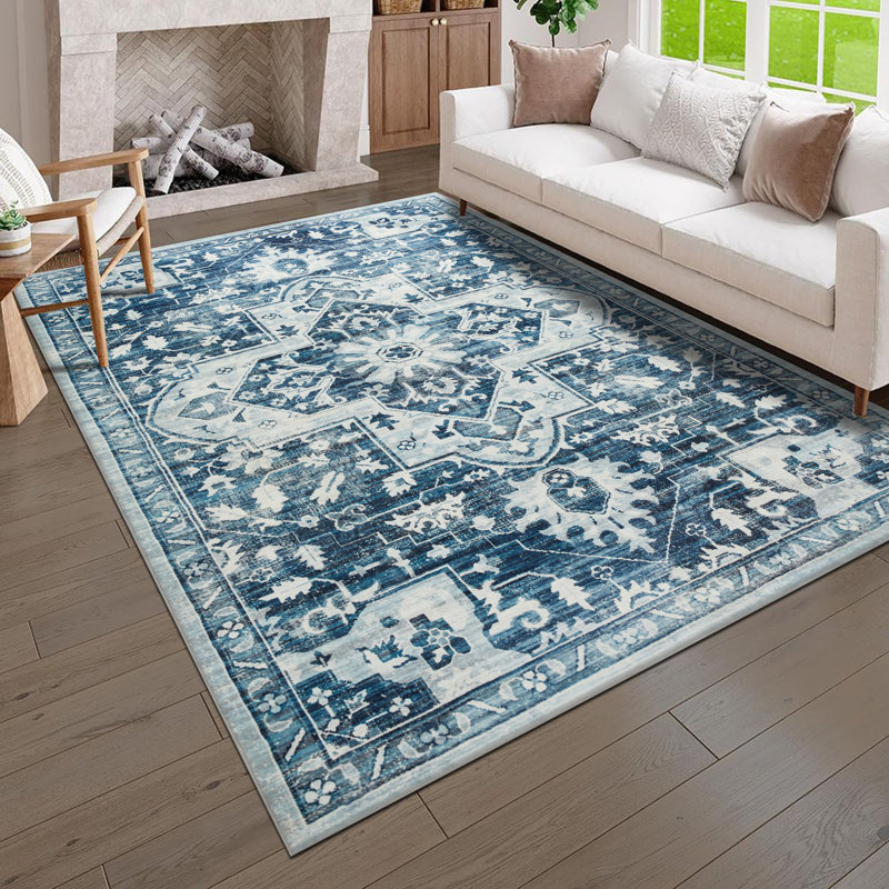 Modern Plush Area Rug Machine Tufted Shaggy Area Carpet, Rectangle 200 x 290 cm