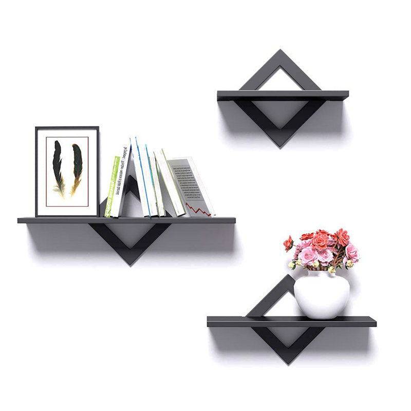 Macedon 3 Piece Diamond Floating Shelf