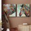 «Paint Splash Elephant», ensemble de 2 impressions sur toile-1699897488-1699897495