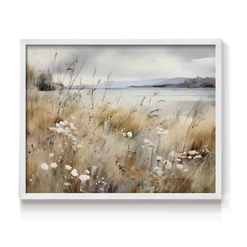 Paysages rétro-DCCCLX-impression encadrée - réaménageable, H 8 po x l 10 po, Blanc
