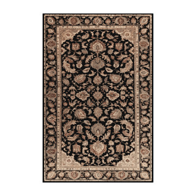 Machine Washable Persian Brown Area Rug