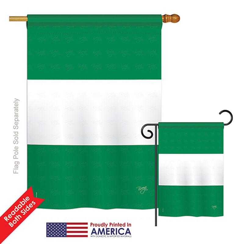 Double Sided Polyester House Flag
